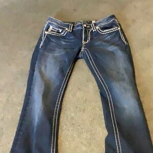 Miss Me Women's Boot Cut Jeans - Dark Blue